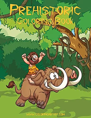 Prehistoric Coloring Book 1: Volume 1 by Createspace, Multicolour