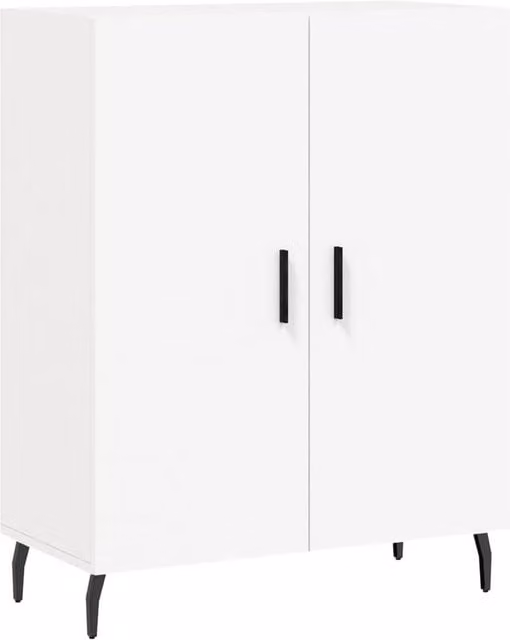 Berkfield Home White Classic Sideboard, W/D/H: 69.5 x 34 x 90 cm