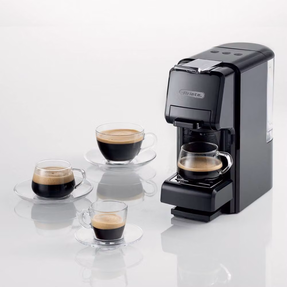 Ariete 4-in-1 Nespresso Original Compatible Pod Coffee Machine, Black – 6
