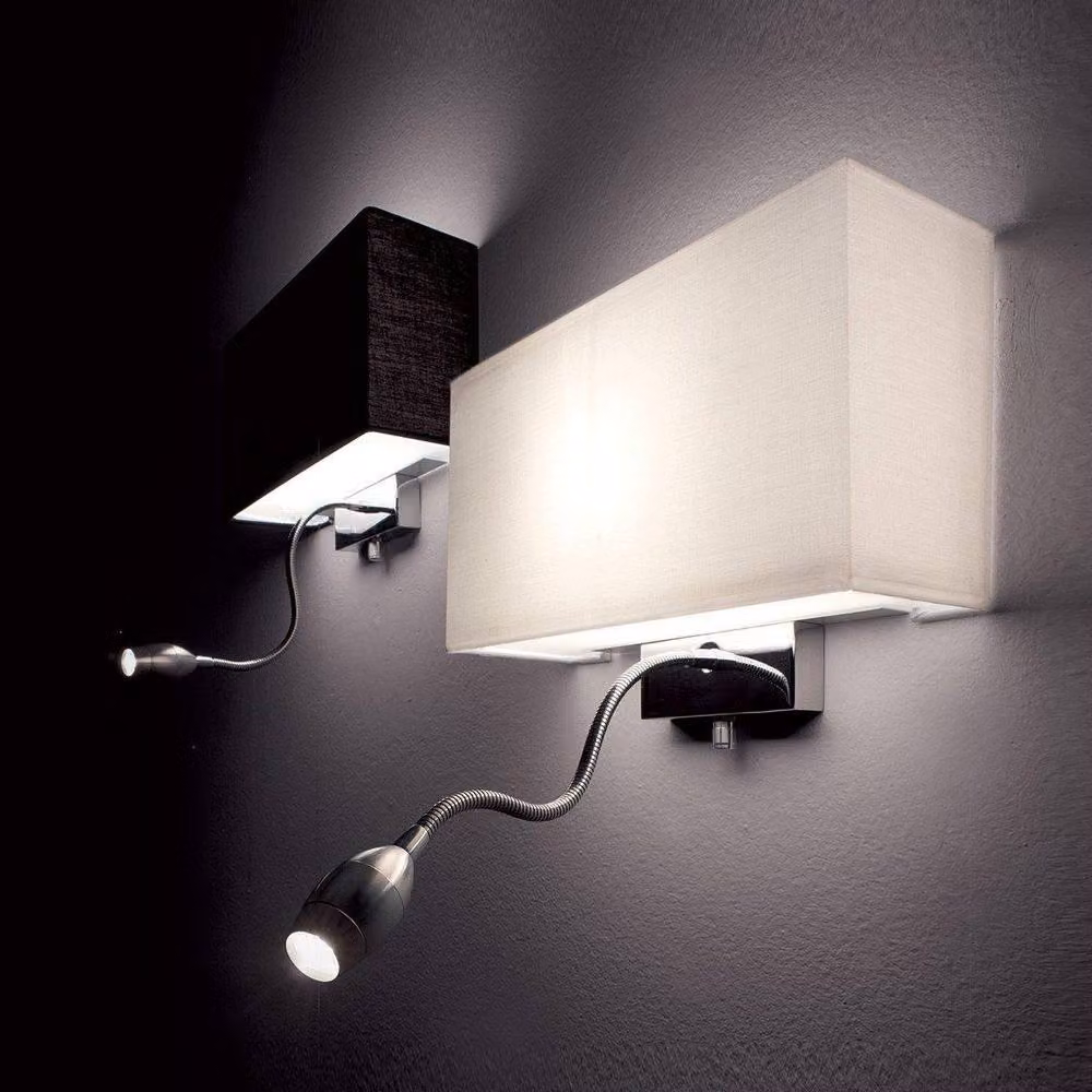 Netlighting Hotel Adjustable Indoor Wall Light in White with E27 Socket – 2