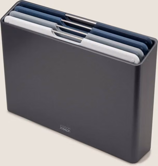 Joseph Joseph Folio 4 Piece Large Chopping Board Set in Grey
