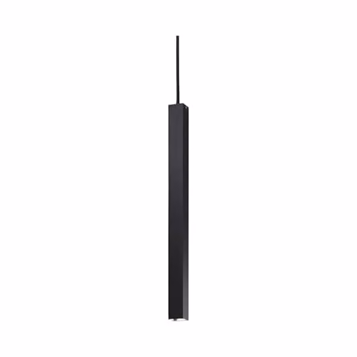 Ideal Lux Ultrathin LED Ultra Slim Suspended Ceiling Pendant Light in Black