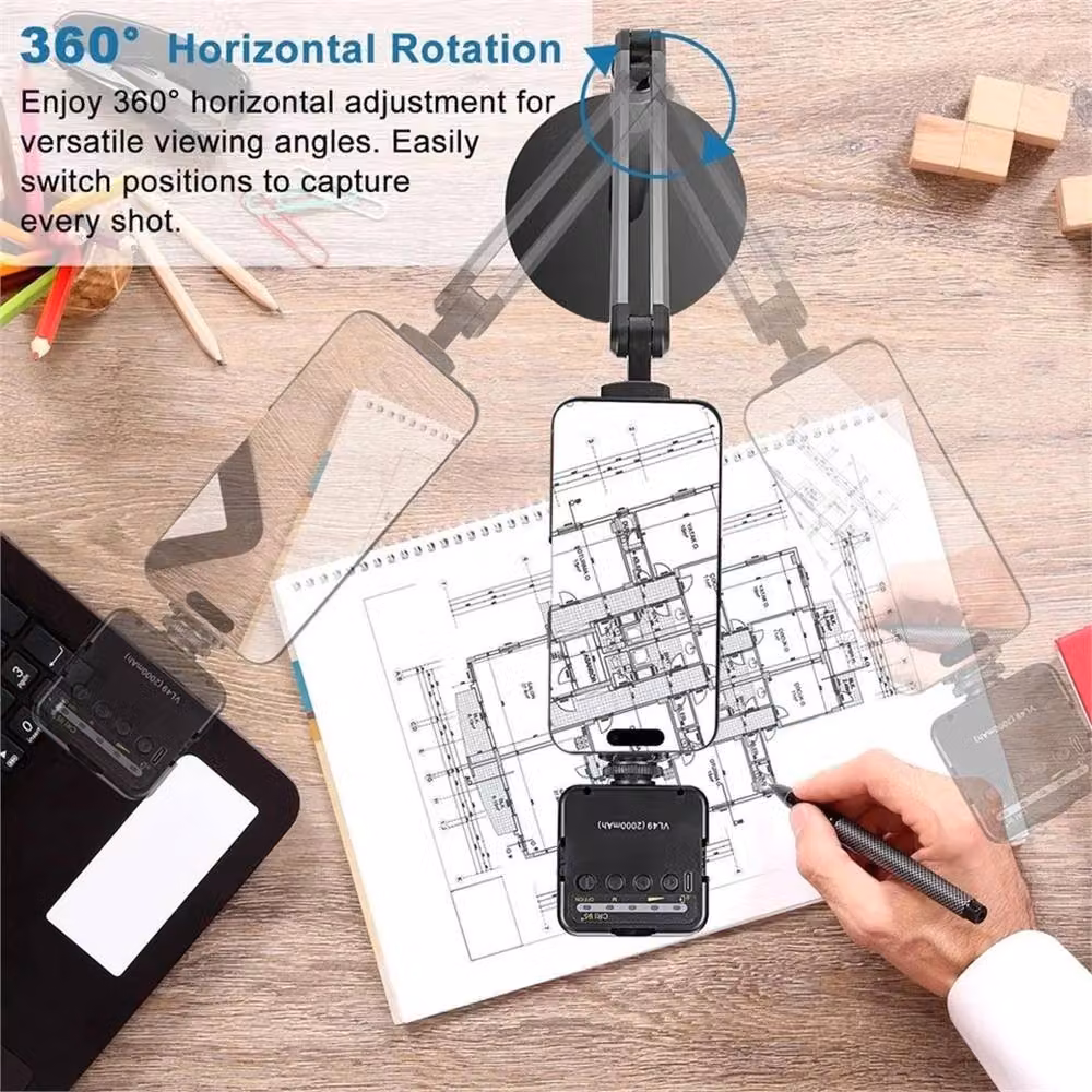 Nordara Adjustable Mobile Phone Holder Stand, Black – 4