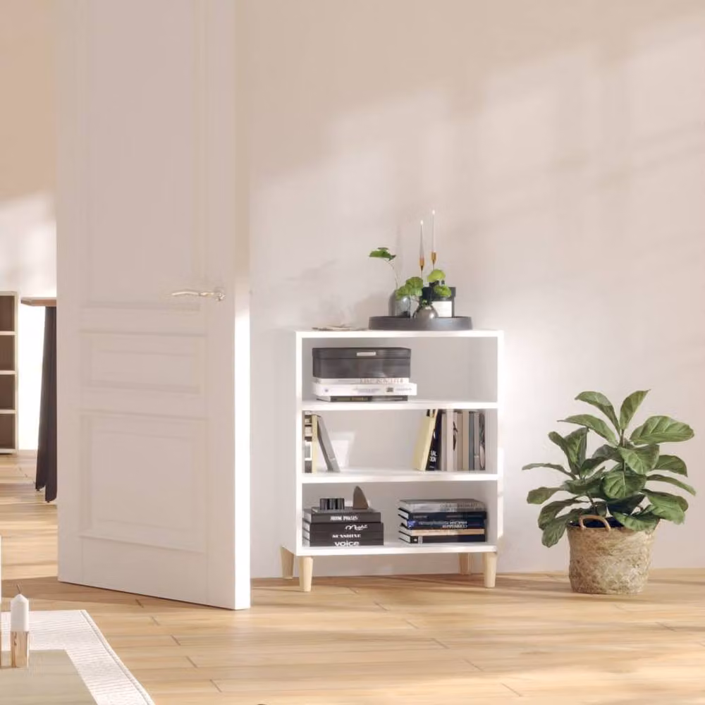 Berkfield Home White Scandinavian Sideboard, W/D/H: 57 x 35 x 70 cm – 2