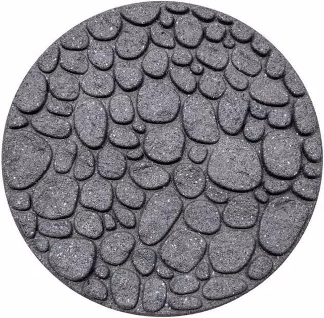 Primeur Round Grey Stone Effect Garden Stepping Stone – 1