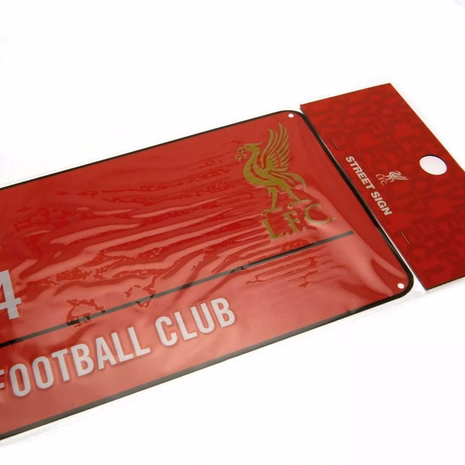 Liverpool FC Metal Street Sign in Red and White – 3