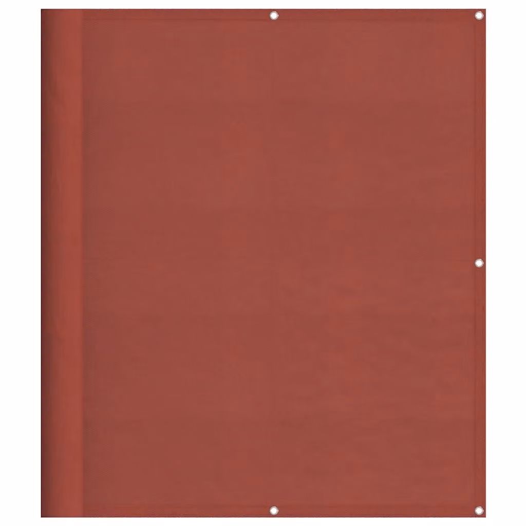 Berkfield Home Balcony Screen, Terracotta, W: 120 cm, H: 800 cm, 100% Polyester Oxford – 2
