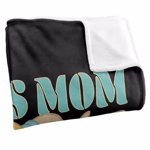 Warner Bros. Looney Tunes Lola This Mom Hustles Mother's Day Super Soft Silky Touch Fleece Throw Blanket, Multicolour, W/D/H: 91 x 147 cm – 2