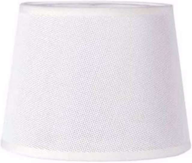 Netlighting Habana White Round Table Lamp Shade, W: 24.0 cm, H: 16.5 cm
