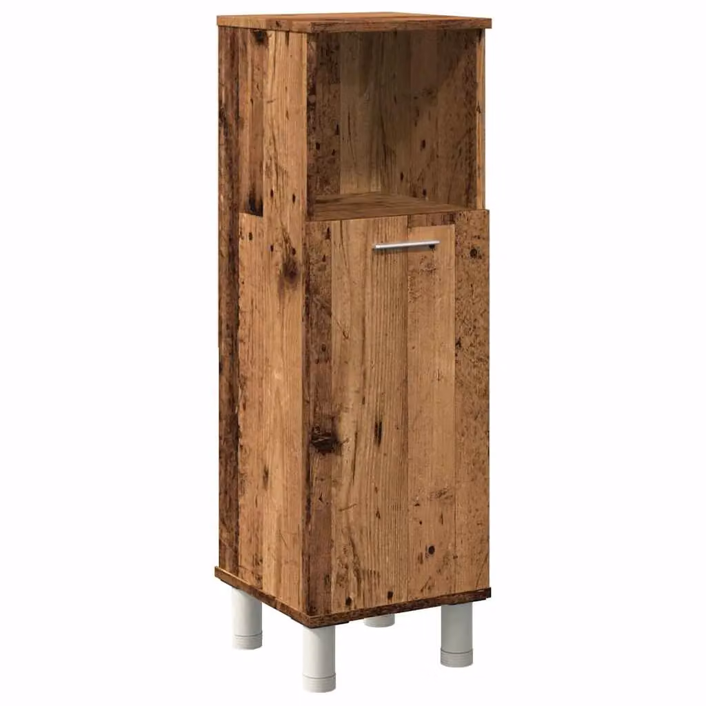 Berkfield Home Bathroom Cabinet in Old Wood Brown, W/D/H: 30 x 30 x 95 cm – 2