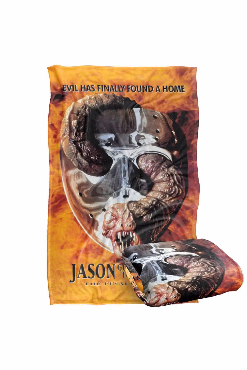 Warner Bros. Friday The 13th Jason Goes To Hell Multicolour Super Soft Fleece Throw Blanket, W/D/H: 91 x 147 cm – 5