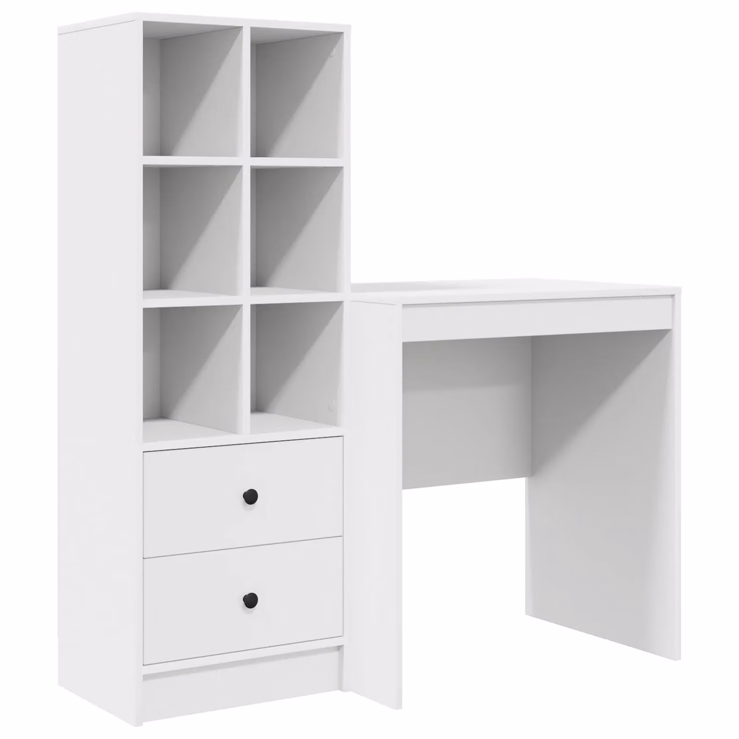Berkfield Modern White Writing Desk in MDF Wood – 2