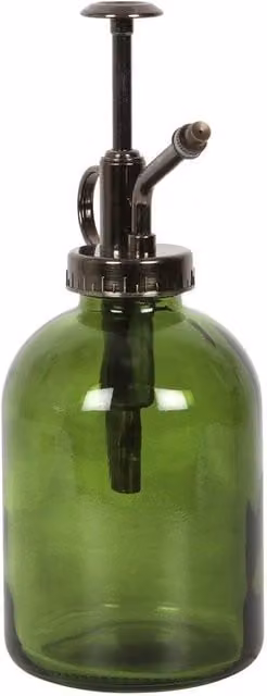 Something Different Minimalist Green Glass Plant Mister H 19.5 cm x W 7.5 cm x D 9.0 cm