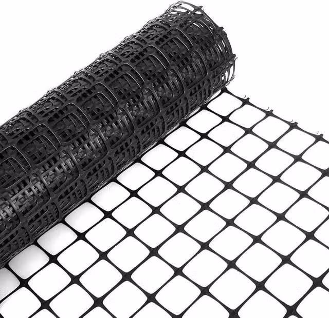 Kelvenix Black Plastic Poultry Fencing Mesh for Garden Safety, 10m x 0.6m – 1