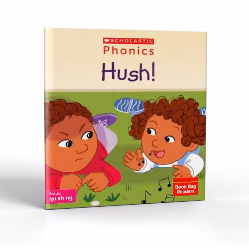 Scholastic Phonics Hush! Set 4 Decodable Phonic Reader for Ages 4-6 Phase 2 Multicolour Paper Book – 3