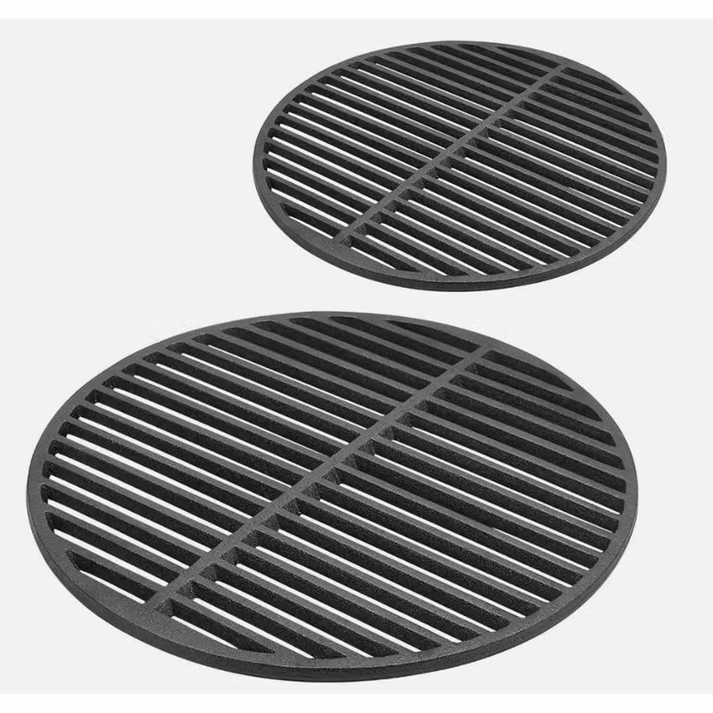 VOGREX Black Round Charcoal Barbecue Grill Net Mesh Grid, Diameter: 30 cm – 2