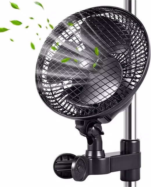 SPETLEK Oscillating Wall Fan, 20W, 3 Speed, Black