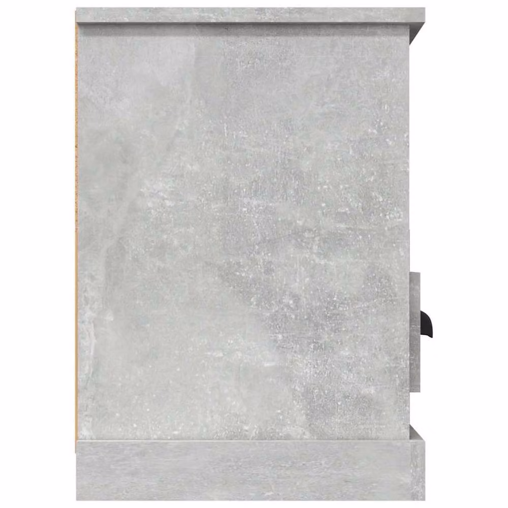 Berkfield Home Modern TV Cabinet in Concrete Grey, W/D/H: 100 x 35 x 50 cm – 4