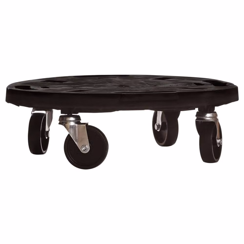 Berkfield Home Plant Trolley with Wheels, Black, Diameter: 40 cm – 1