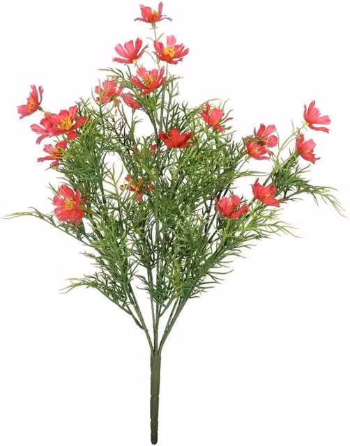 KDMD Red Cosmos Bush UV Exterior Plastic, 42cm