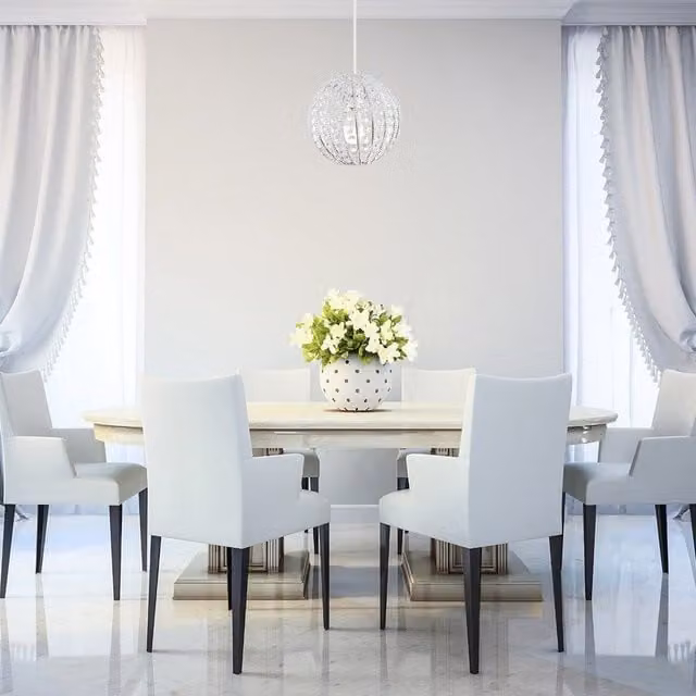 ValueLights Silver Modern Sphere Ceiling Pendant Shade with Crystal and Plastic Details
