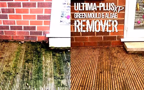 Ultima-Plus XP Green Mould and Algae Killer Patio Cleaner, 5 l Concentrate (Makes 25 l), White – 4