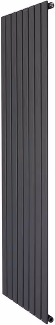 Monstershop Flat Single Column Steel Radiator in Anthracite Grey, H 180 cm x W 56 cm