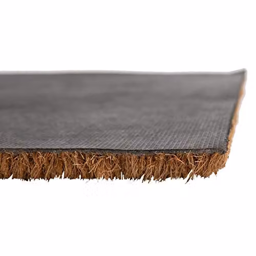 Nicola Spring Leopard Coir Door Mat Set of 2, Multicolour, W: 60 cm, D: 40 cm – 4