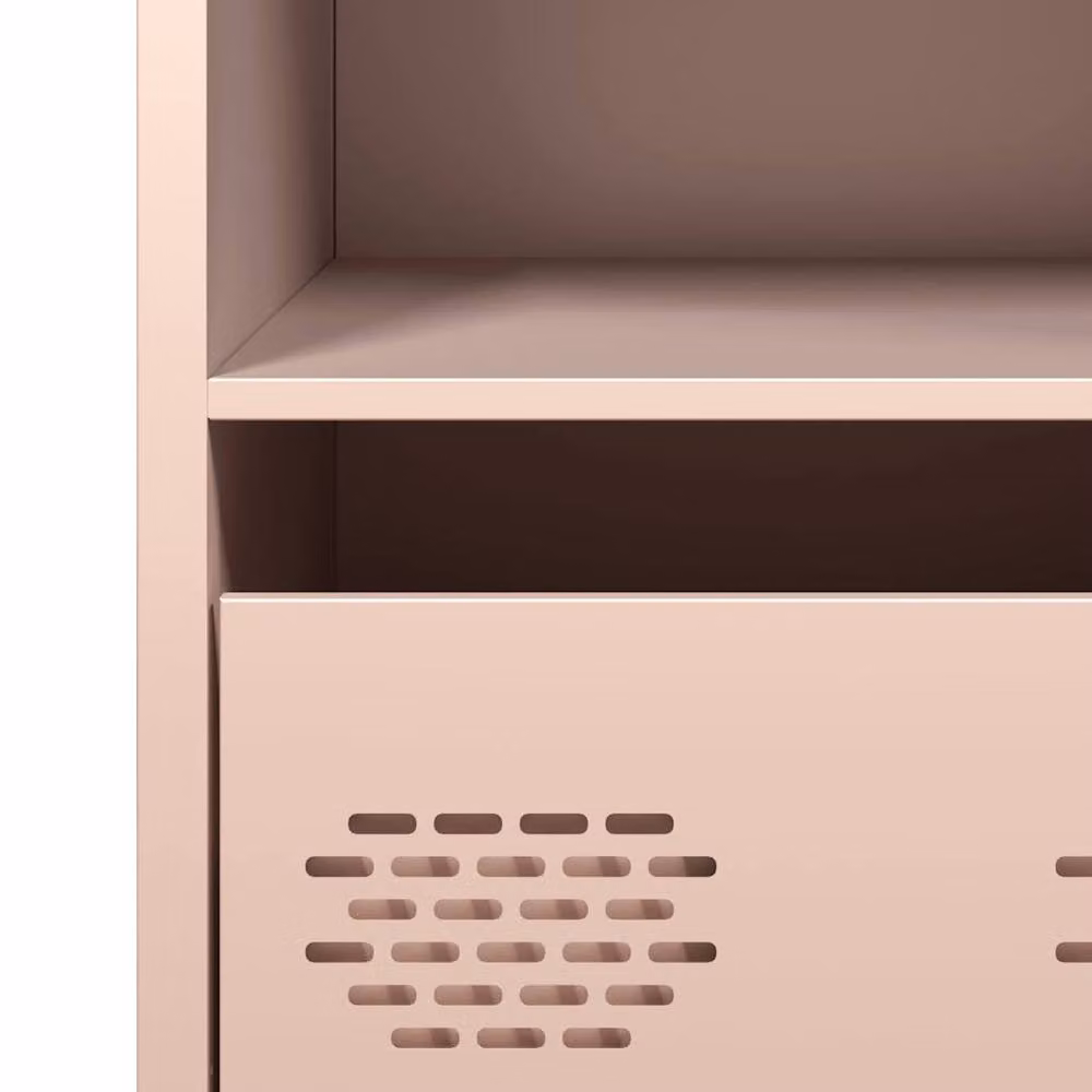 Berkfield Home Pink Modern Sideboard in Matt Metal, W/D/H: 35 x 39 x 73.5 cm – 4