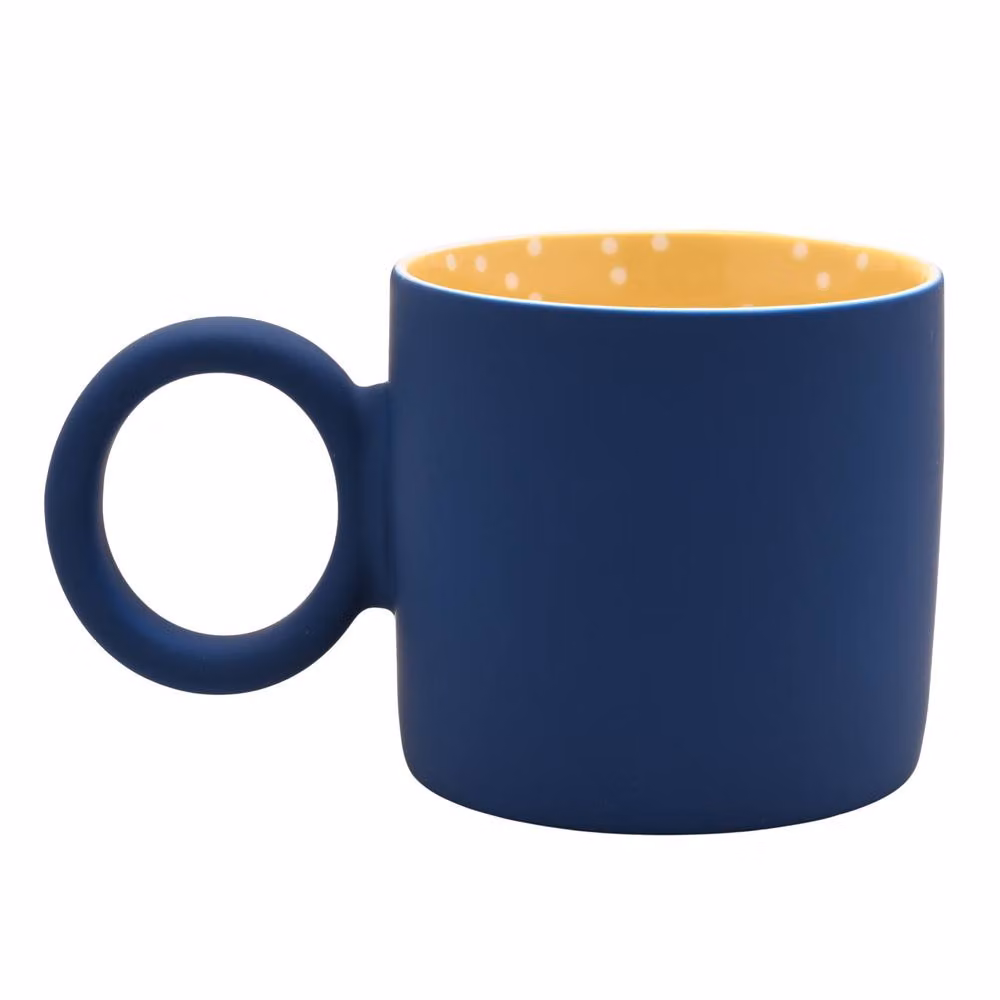 Widdop and Co 30th Birthday Blue and Gold Ceramic Tea and Coffee Mug – 3