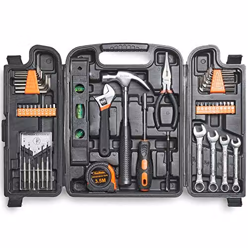 VonHaus 53 Piece Steel Household Tool Kit in Grey – 1