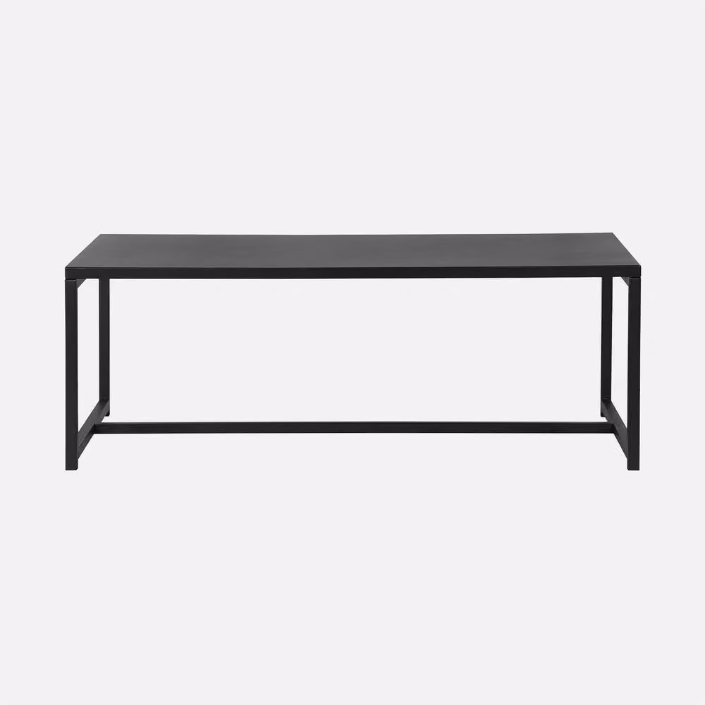 sweeek Industrial Metal Coffee Table in Black, W/D/H: 50 x 50 x 36 cm – 2