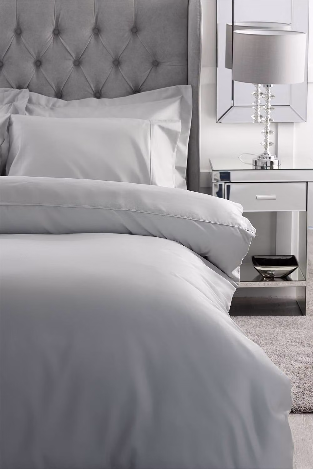 Belledorm White Bamboo 300 Thread Count Duvet Cover – 2