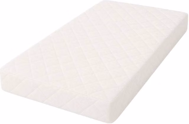 PAWNORA Breathable Comfort Foam Mattress with Removable Cover, White, W: 70 cm, D: 140 cm, H: 5 cm