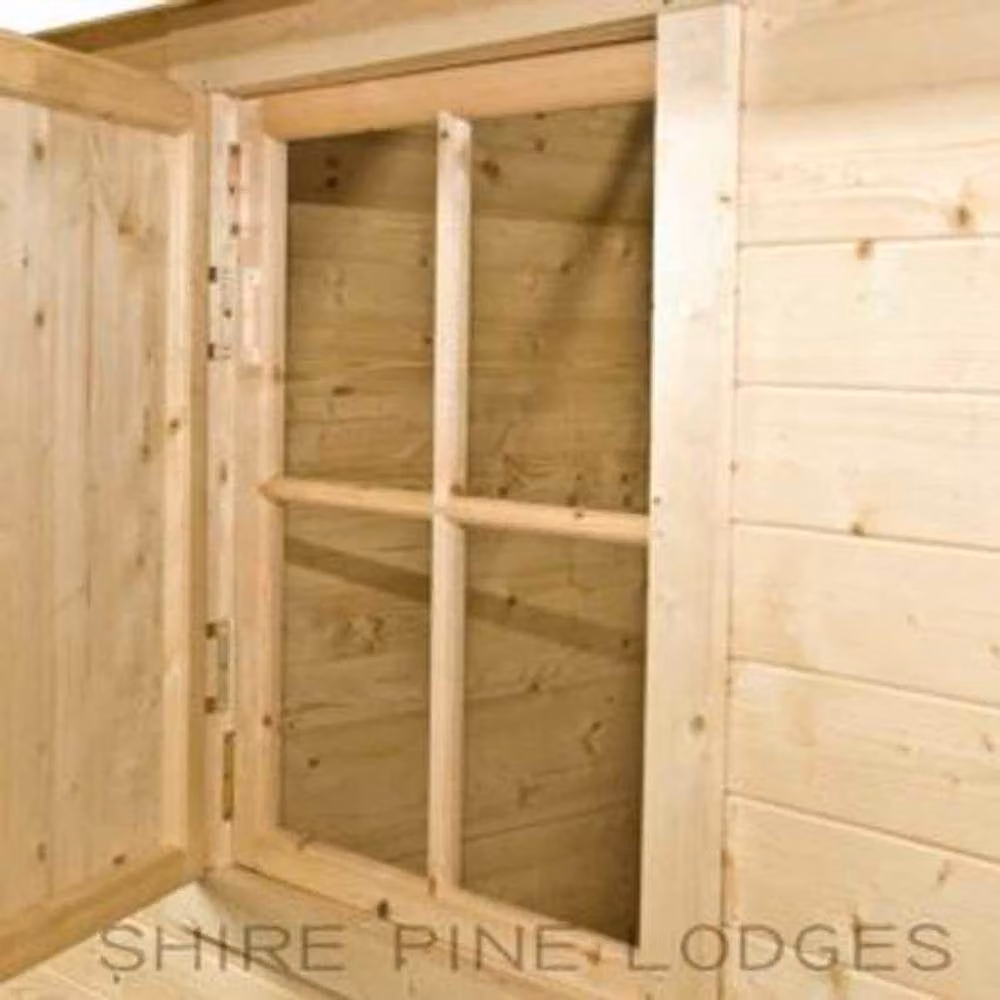 Shires Camelot 19 mm Log Cabin in Brown – 2