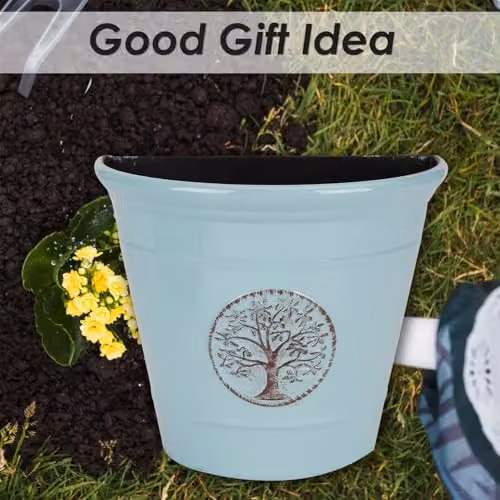 VFM e-Store Blue Plastic Window Box Planter, W: 22.8 cm, H: 12.8 cm – 5