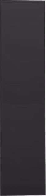 Berkfield Home Office Cabinet in Anthracite and Black with Sliding Glass Doors, W/D/H: 90 x 40 x 180 cm – 1