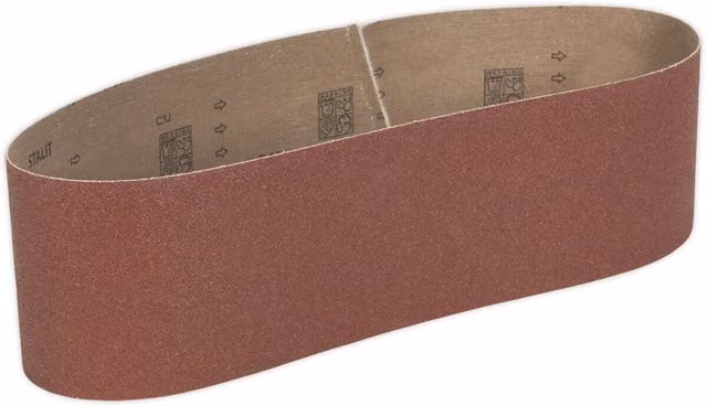 Loops PREMIUM 60 Grit Aluminium Oxide Sanding Belt, Brown/Multicolour, W: 100 mm x L: 915 mm – 1