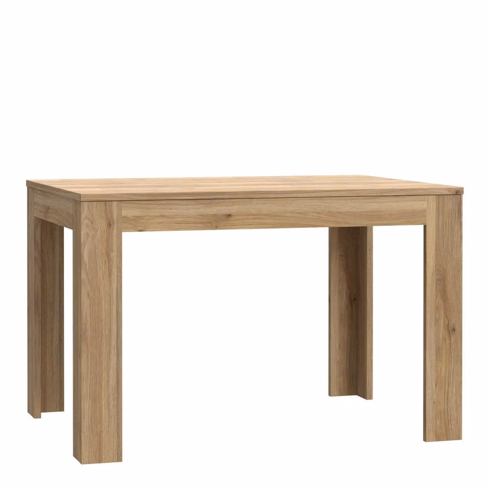 Wyld Haus Faro Extendable Rectangular Dining Table in Brown with Oak Legs – 2