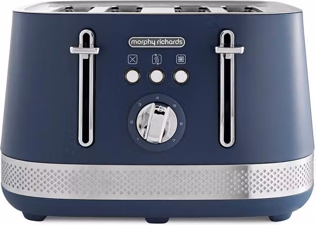 Morphy Richards Illumination 4-Slice Toaster in Blue