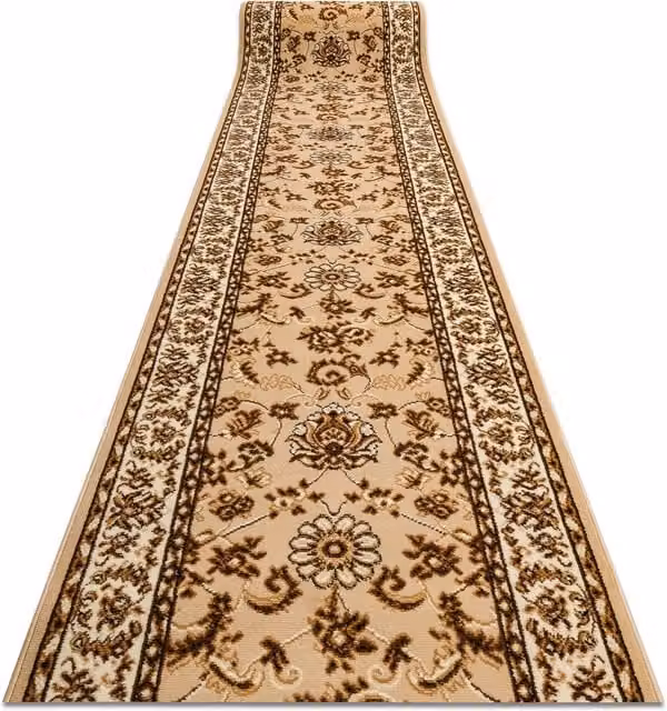 RugsX Bcf Morad Oriental Runner in Beige, W: 60 cm, L: 370 cm