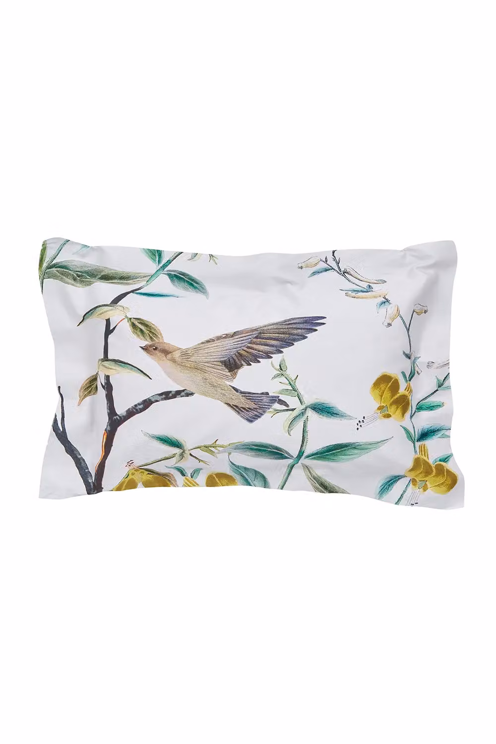 Ted Baker Botanical Birds Reversible Mako Satin Cotton Duvet Cover and Pillowcase Set, Multicolour, W: 140 cm, L: 200 cm – 3