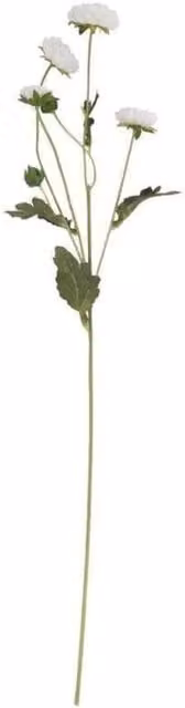 KDMD Buckingham White Spray Chrysanthemum Floral Decoration, 2 Pack