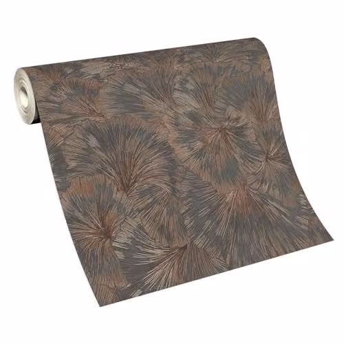 Erismann Floral Botanical Non-Woven Wallpaper in Grey – 2