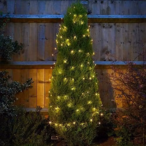 Smart Garden Products Solar Powered String Lights with 100 Warm White LEDs