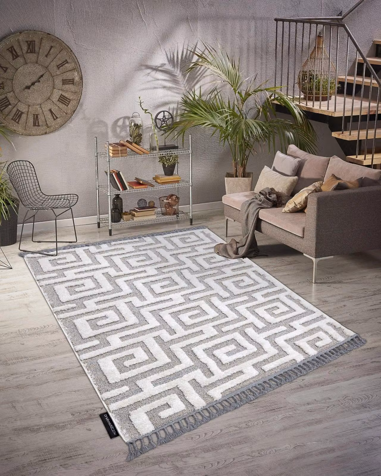 RugsX Moroccan Grey Rug, W/D/H: 170 x 120 cm – 2
