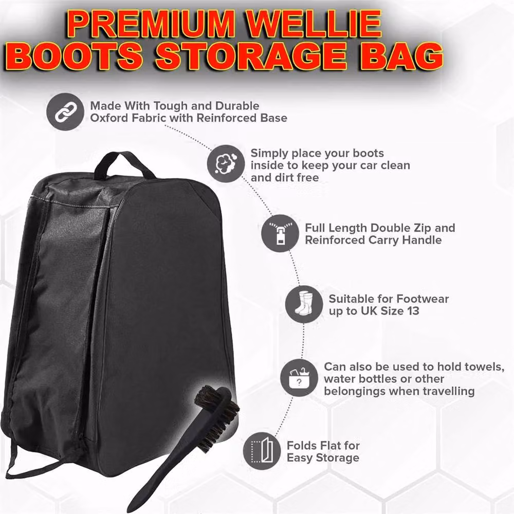 PAWNORA Black Zipped Storage Carrier Bag – 4