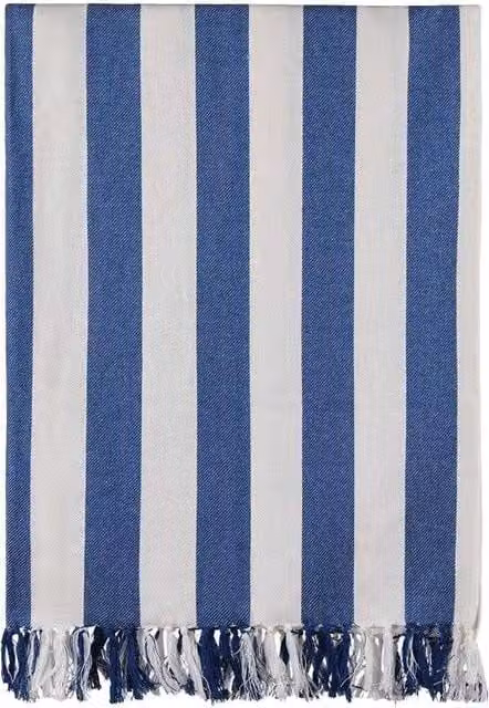 Vinga Ornos Family Hammam Towel in Blue