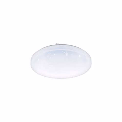 Loops Modern LED Wall and Ceiling Light in White with Plastic and Metal Finish, 17.3W – 1