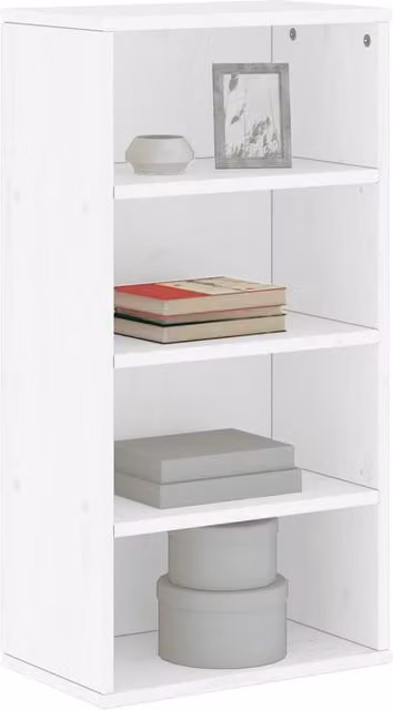Berkfield Home ODDA Side Cabinet in White Solid Pine Wood, W/D/H: 40 x 24 x 79 cm – 1